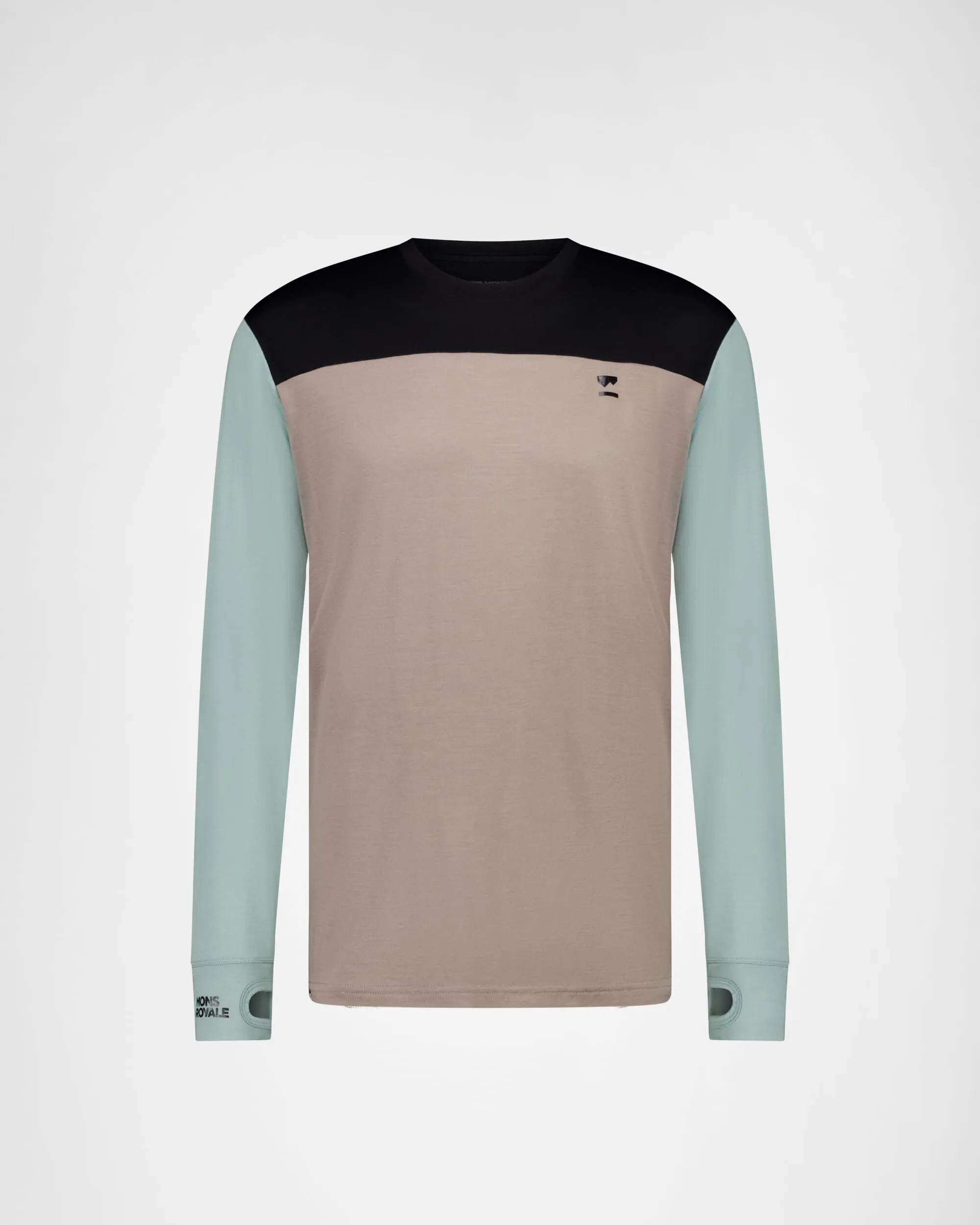 Yotei Merino Long Sleeve - Dew / Cinder / Black